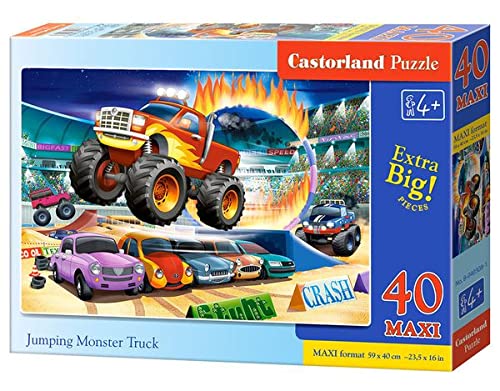 Castorland Puzzle 40 Teile Maxi Jumping Monster Truck von Castorland