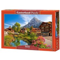 Castorland 500 Piece Jigsaw Puzzle, Kandersteg, Switzerland, Alps Puzzle; Mountain Village Puzzle with River, Adult Puzzles, Castorland B-52363 Castorland 500 Piece Jigsaw Puzzle, Kandersteg, Switzerland, Alps Puzzle; Mountain Village Puzzle with River, Adult Puzzles, Castorland B-52363 von Castorland