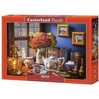 Castorland 500 Piece Jigsaw Puzzle, Tea Time, Classic Interior, Old Fashioned Furniture, Oil Lamp, Beautiful Vase, Adult Puzzles, Castorland B-53070 Castorland 500 Piece Jigsaw Puzzle, Tea Time, Classic Interior, Old Fashioned Furniture, Oil Lamp, Beautiful Vase, Adult Puzzles, Castorland B-53070 von Castorland