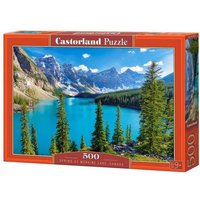 Castorland 500 Piece Jigsaw Puzzles, Spring at Moraine Lake, Canada, Mountain View, Landscape Puzzle, Adult Puzzle, Castorland B-53810 Castorland 500 Piece Jigsaw Puzzles, Spring at Moraine Lake, Canada, Mountain View, Landscape Puzzle, Adult Puzzle, Castorland B-53810 von Castorland