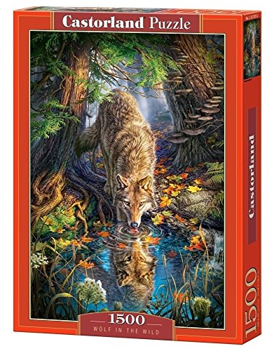 Castorland 5904438151707 C-151707-2 Wolf in The Wild, 1500 Teile Puzzle, bunt von Castorland