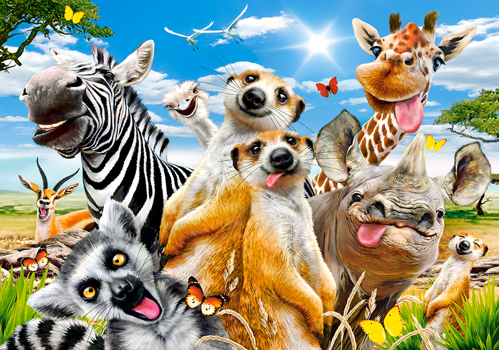 Castorland Afrikanisches Selfie 500 Teile Puzzle Castorland-53568 Castorland Afrikanisches Selfie 500 Teile Puzzle Castorland-53568 von Castorland