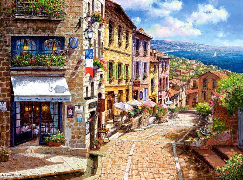 Castorland Afternoon in Nice 3000 Teile Puzzle Castorland-300471 von Castorland