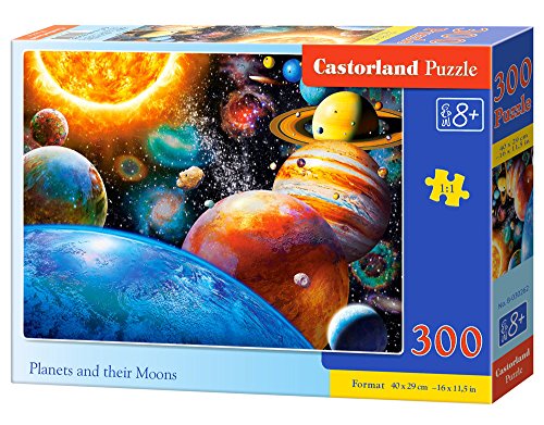Castorland B-030262 Planets and Their Moons Puzzle, 300 Teile, bunt von Castorland