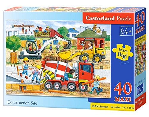 Castorland B-040018-1 - Construction Site, 40-teilig Maxi, Klassische Puzzle Castorland B-040018-1 - Construction Site, 40-teilig Maxi, Klassische Puzzle von Castorland