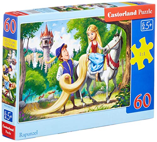 Castorland B-066124 Rapunzel, 60 Teile Puzzle, bunt von Castorland