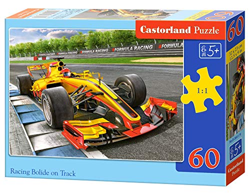 Castorland B-066179 Racing Bolide on Track, 60 Teile Puzzle, bunt von Castorland