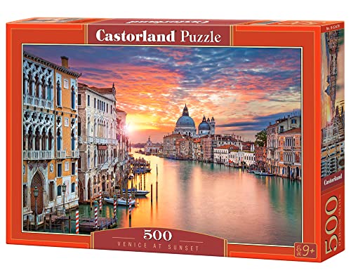 Castorland B-52479 Puzzle Venice at Sunset, 500 Teile, bunt von Castorland