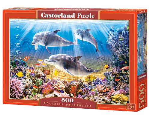 Castorland B-52547 Dolphins Underwater,Puzzle 500 Teile, bunt von Castorland