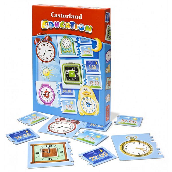 Castorland Bildung: Die Uhrzeiten 21 Teile Puzzle Castorland-E-067 von Castorland