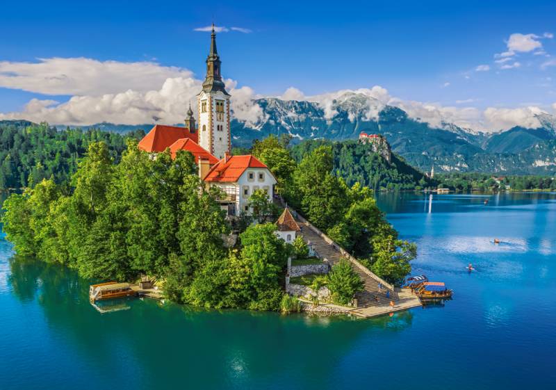 Castorland Bled, Slowenien 500 Teile Puzzle Castorland-54114 von Castorland