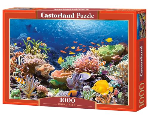 Castorland CSC101511 Hobby Panoramic Coral Reef Fishes Jigsaw Puzzle, 1000 Pieces Set, Multicolour von Castorland