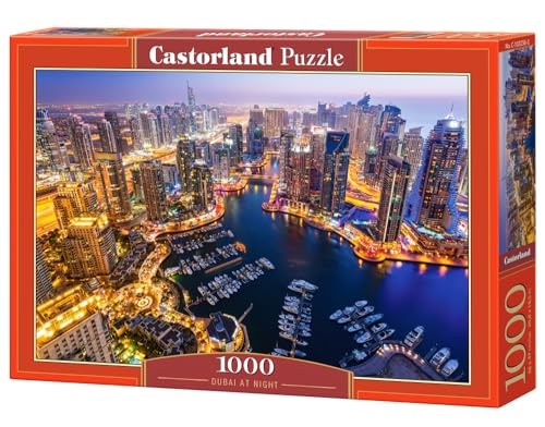 Castorland C-103256-2 - Dubai at Night, Puzzle 1000 Teile von Castorland