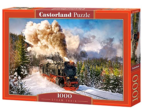 Castorland C-103409-2 C-103409-2-Steam Train, Puzzle 1000 teilig, bunt Castorland C-103409-2 C-103409-2-Steam Train, Puzzle 1000 teilig, bunt von Castorland