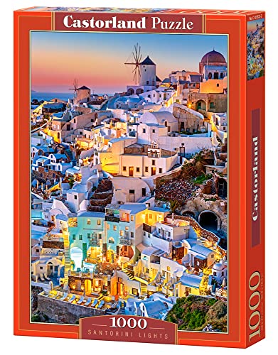 Castorland C-103522-2 Santorini Lights 1000 Piece Jigsaw Santorin Puzzle, bunt Castorland C-103522-2 Santorini Lights 1000 Piece Jigsaw Santorin Puzzle, bunt von Castorland