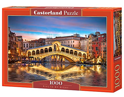 Castorland C-104215-2 Rialto by Night, 1000 Teile Italy Puzzle, bunt von Castorland
