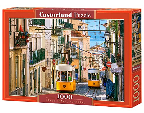 Castorland C-104260-2 Lisbon Trams,Portugal, 1000 Teile Puzzle, bunt von Castorland