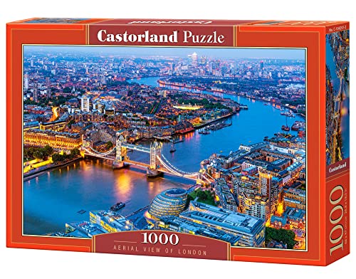 Castorland C-104291-2 Aerial View of London, 1000 Teile Puzzle, Bunt von Castorland