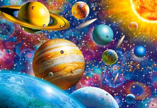 Castorland C-104314-2 Solar System Odyssey 1000 Teile Puzzle, Bunt von Castorland