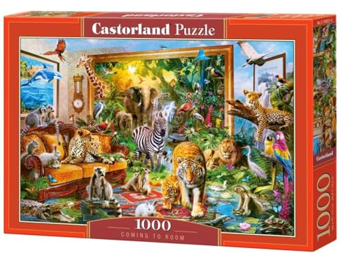 Castorland C-104321-2 Coming to Room 1000 Teile Puzzle, Bunt von Castorland