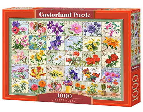 Castorland C-104338-2 Vintage Floral 1000 Teile Puzzle, Bunt Castorland C-104338-2 Vintage Floral 1000 Teile Puzzle, Bunt von Castorland