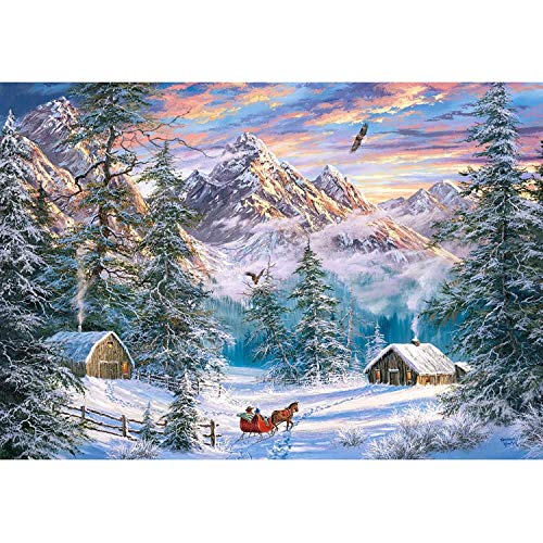 Castorland C-104680-2 Mountain Christmas-1000 stukjes Puzzle, Bunt, 1000 Castorland C-104680-2 Mountain Christmas-1000 stukjes Puzzle, Bunt, 1000 von Castorland