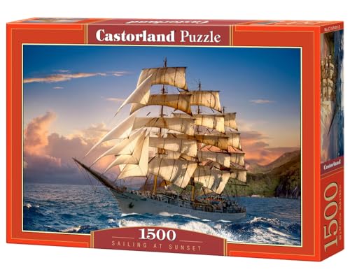 Castorland C-151431-2 - Puzzle Sailing at Sunset, 1500 Teile Castorland C-151431-2 - Puzzle Sailing at Sunset, 1500 Teile von Castorland