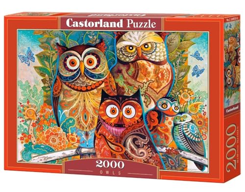 Castorland C-200535-2 Eulen Puzzle, Multi von Castorland