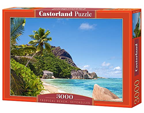 Castorland C-300228-2 - Puzzle Seychellen, tropischer Strand 3000 Teile von Castorland