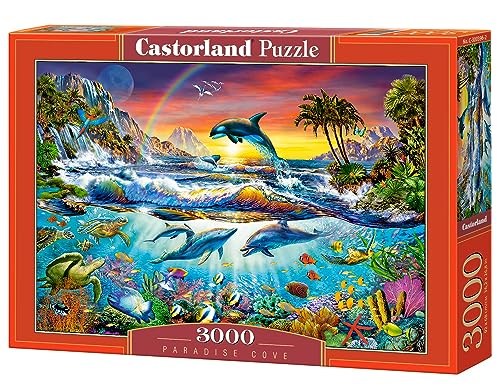 Castorland C-300396-2 Paradies Cove Puzzle, bunt von Castorland