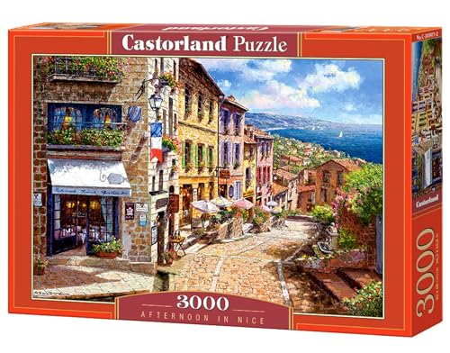 Castorland C-300471-2 Afternoon in Nice, Puzzle 3000 Teile, bunt von Castorland