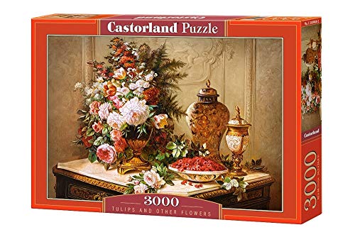 Castorland C-300488-2 Tulips and Other Flowers,Puzzle 3000 Tei, bunt von Castorland