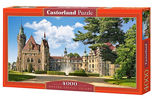 Castorland C-400027-2 Moszna Castle, Poland,Puzzle 4000 Teile, Red von Castorland