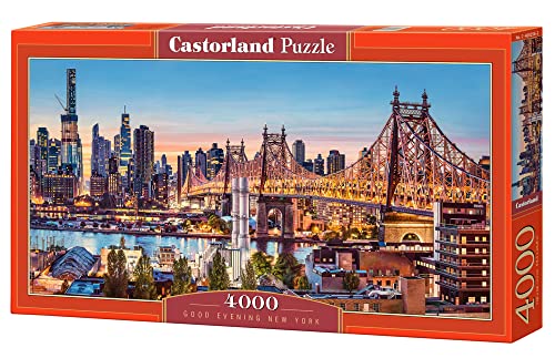 Castorland C-400256-2 Good Evening New York, 4000 Teile Puzzle, bunt von Castorland
