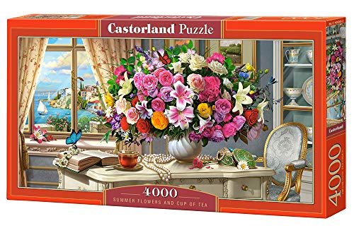 Summer Flowers and Cup of Tea,Puzzle4000 Summer Flowers and Cup of Tea,Puzzle4000 von Castorland