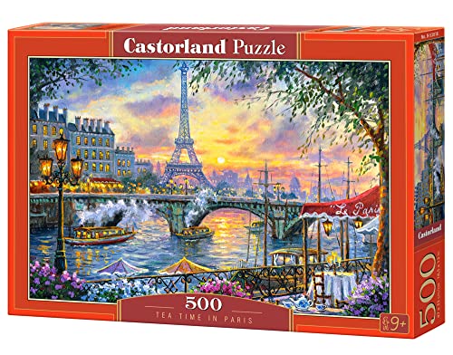 Castorland CSB53018 Tea Time in Paris, 500 Teile Puzzle, Bunt, 35 x 25 x 5 cm von Castorland