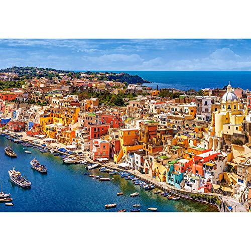 Castorland CSC151769 Marina Corricella,Italy, 1500 Teil Puzzle, bunt von Castorland