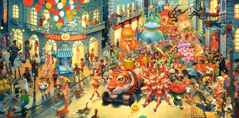 Castorland Art Collection - Carnaval in Rio 4000 Teile Puzzle Castorland-400379 Castorland Art Collection - Carnaval in Rio 4000 Teile Puzzle Castorland-400379 von Castorland