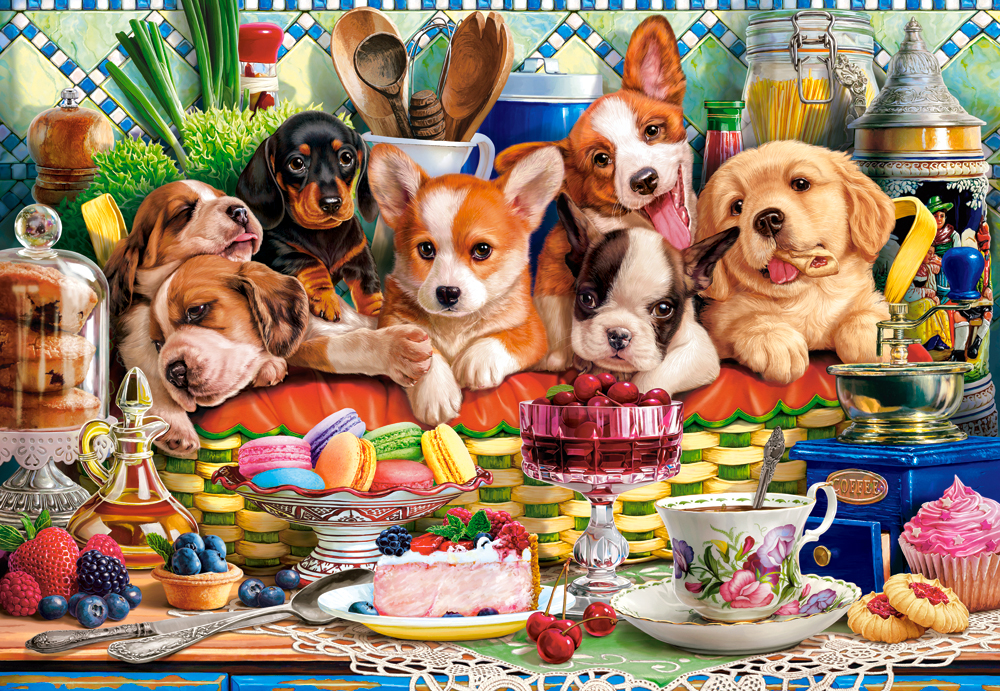 Castorland Dessert für Welpen 1000 Teile Puzzle Castorland-105335 Castorland Dessert für Welpen 1000 Teile Puzzle Castorland-105335 von Castorland