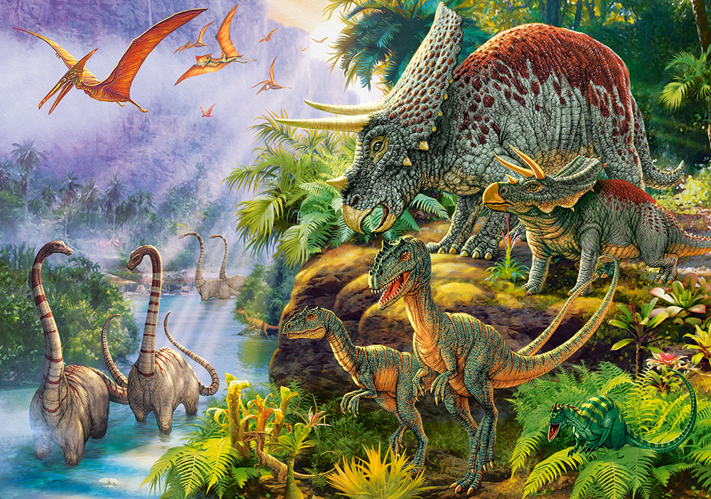 Castorland Dinosaurier-Tal 500 Teile Puzzle Castorland-53643 Castorland Dinosaurier-Tal 500 Teile Puzzle Castorland-53643 von Castorland