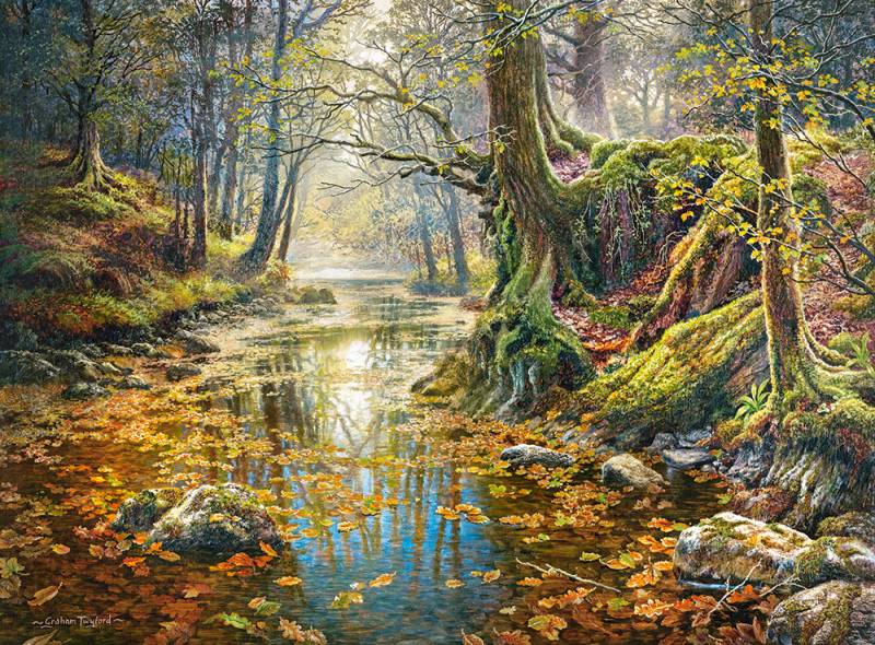 Castorland Erinnerung an den Herbstwald 2000 Teile Puzzle Castorland-200757 von Castorland