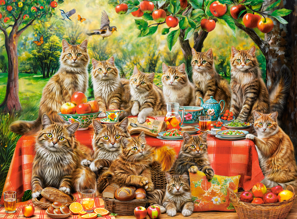 Castorland Familientreffen der Katzen 3000 Teile Puzzle Castorland-300730 Castorland Familientreffen der Katzen 3000 Teile Puzzle Castorland-300730 von Castorland