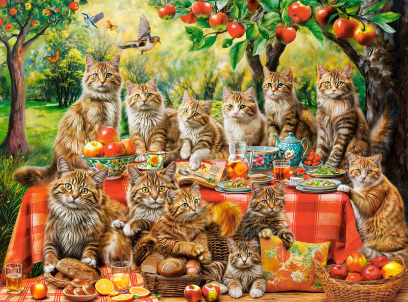 Castorland Familientreffen der Katzen 3000 Teile Puzzle Castorland-300730 Castorland Familientreffen der Katzen 3000 Teile Puzzle Castorland-300730 von Castorland