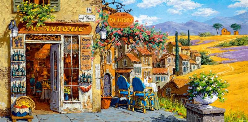 Castorland Farben der Toskana 4000 Teile Puzzle Castorland-400171 von Castorland
