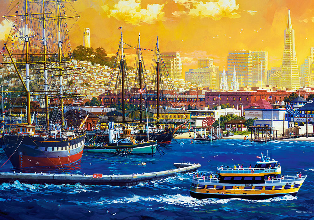 Castorland Hafen von San Francisco 500 Teile Puzzle Castorland-53735 Castorland Hafen von San Francisco 500 Teile Puzzle Castorland-53735 von Castorland