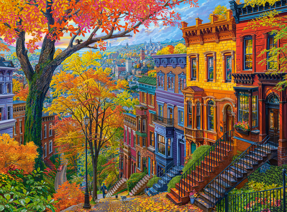 Castorland Herbstliche Stadt auf dem Hügel 3000 Teile Puzzle Castorland-300709 Castorland Herbstliche Stadt auf dem Hügel 3000 Teile Puzzle Castorland-300709 von Castorland