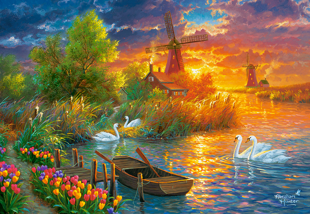 Castorland Idylle in Holland 1000 Teile Puzzle Castorland-104734 Castorland Idylle in Holland 1000 Teile Puzzle Castorland-104734 von Castorland