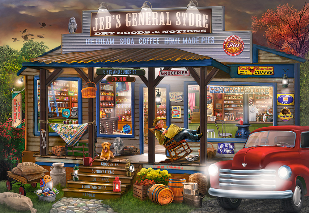 Castorland Jeb's Gemischtwarenladen 1000 Teile Puzzle Castorland-104505 Castorland Jeb's Gemischtwarenladen 1000 Teile Puzzle Castorland-104505 von Castorland