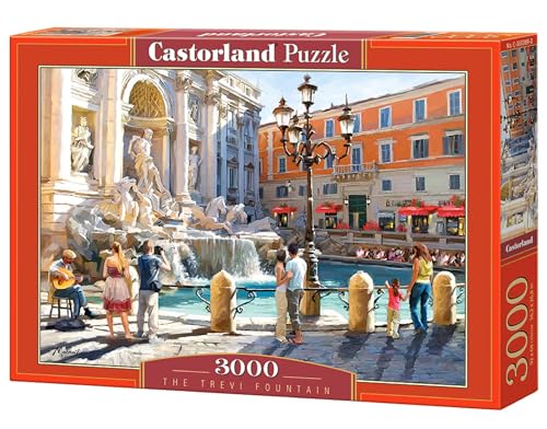 Castorland C-300389-2 The Trevi Fountain Puzzle, bunt von Castorland