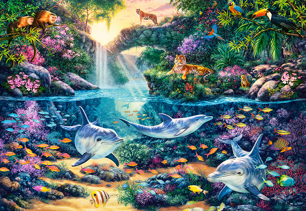 Castorland Dschungel-Paradies 1500 Teile Puzzle Castorland-151875 Castorland Dschungel-Paradies 1500 Teile Puzzle Castorland-151875 von Castorland
